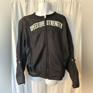 Jacket: speed and strength biker motorcycle 2xl